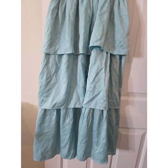 WeWoreWhat Corset Midi Dress in Baby Blue M NWT - Picture 4 of 8